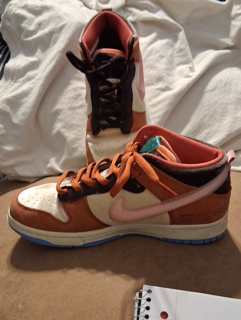 Nike Women’s Mid-Top Sneakers in Pink, Orange and Brown
